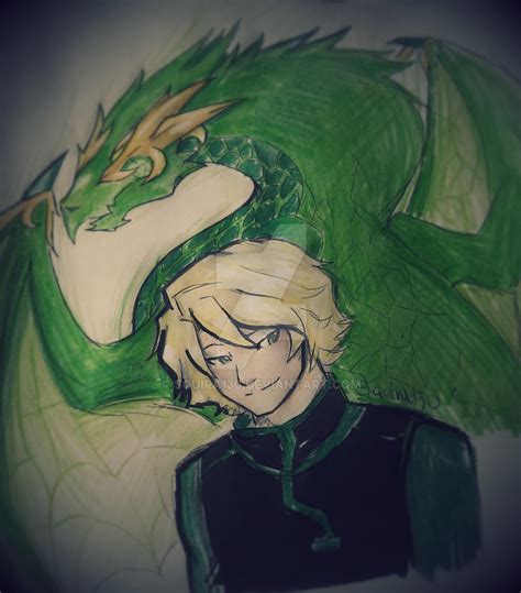 Ninjago - Lloyd and dragon by Squira130 on DeviantArt