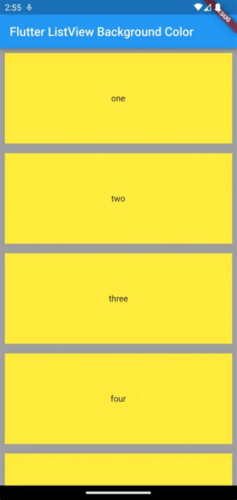 How To Set ListView Background Color In Flutter Coding With Rashid