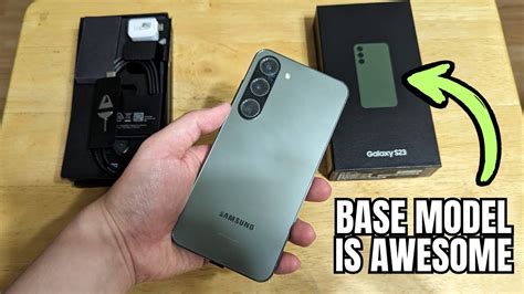 Samsung Galaxy S23 Base Review Quick Look Perfect Base Model Youtube