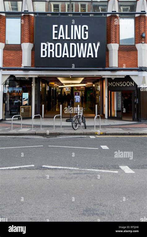 Exterior Facade And Entrance To Ealing Broadway Shopping Centre The