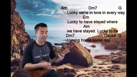 Lucky By Jason Mraz And Colbie Caillat Ukulele Cover And Play Along