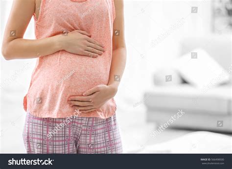 Young Pregnant Woman Suffering Abdominal Pain Stock Photo 566498500 | Shutterstock