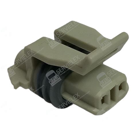 Conector Vias Gris Mm Metri Pack Serie Aptiv Servielex