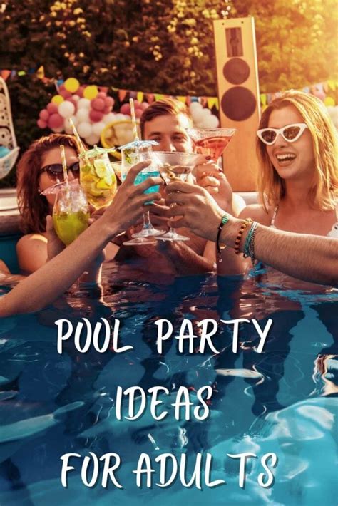 63 Pool Party Ideas for Adults & Water Games - Fun Party Pop