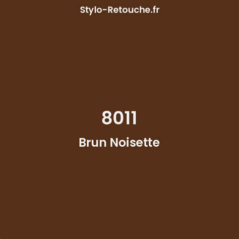 Ral Brun Noisette Opaque En Stylo Retouche Stylo Retouche Fr