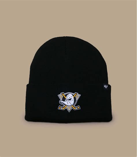 Anaheim Ducks Gorro Con Solapa Negro Haymaker Cuff Knit Ducks Black