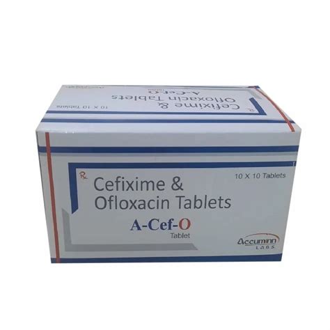 A Cef O Cefixime Ofloxacin Tablet Mg At Rs Box In Baddi Id