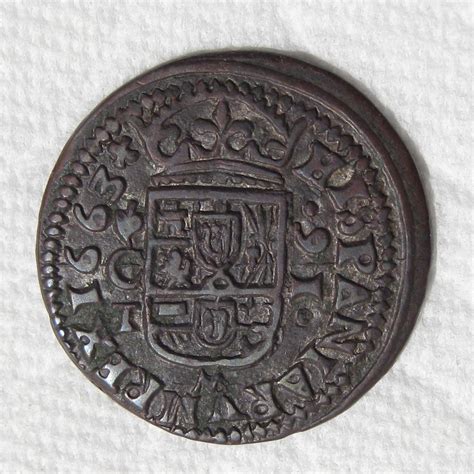 Kj Coins Spain Ctm Maravedis Felipe Iv King Of Spain