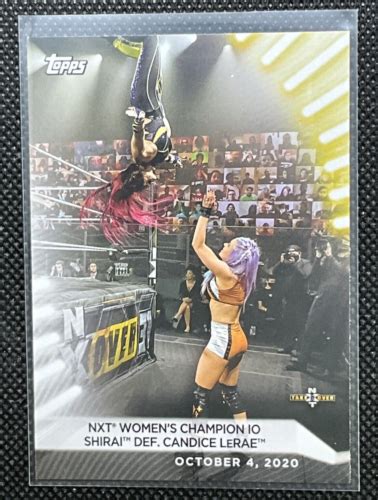 Io Shirai LeRae 78 WWE NXT Topps 2021 Womens Division Wrestling