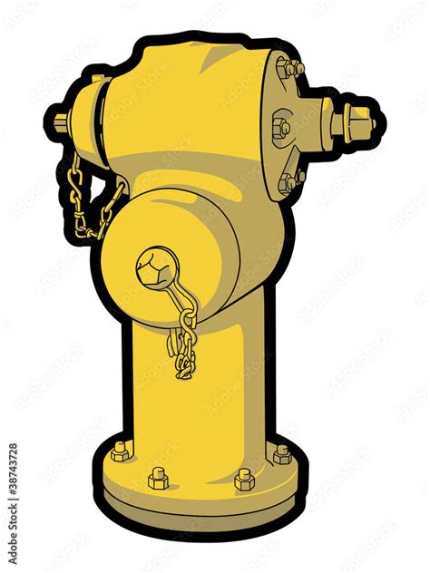 Vector Fire Hydrant Stock Vector | Adobe Stock