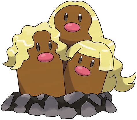 Dugtrio Pokédex: stats, moves, evolution & locations | Pokémon Database