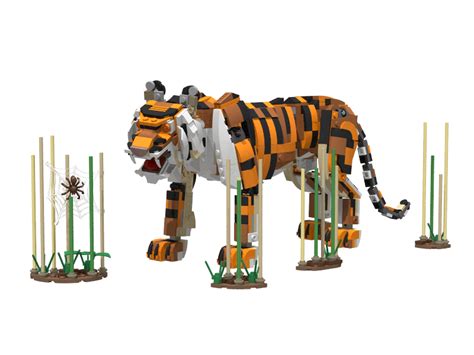 Lego Ideas Tiger In The Grass