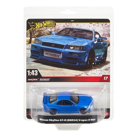 Hot Wheels Nissan Skyline Gt R Bnr V Spec Ii Nur