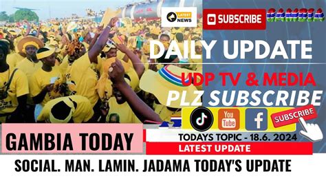 SOCIAL MAN LAMIN JADAMA TODAY S UPDATE YouTube