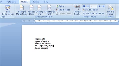 Cara Membuat Mail Merge Di Microsoft Word Mudah Deepublish Store