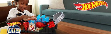 Hot Wheels Attacco Alle Montagne Russe Pista Dinosauro Attacco Alle Montagne Russe Pista
