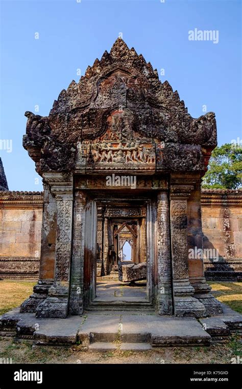 Cambodia, Preah Vihear province, Preah Vihear temple, on the world heritage list of UNESCO ...