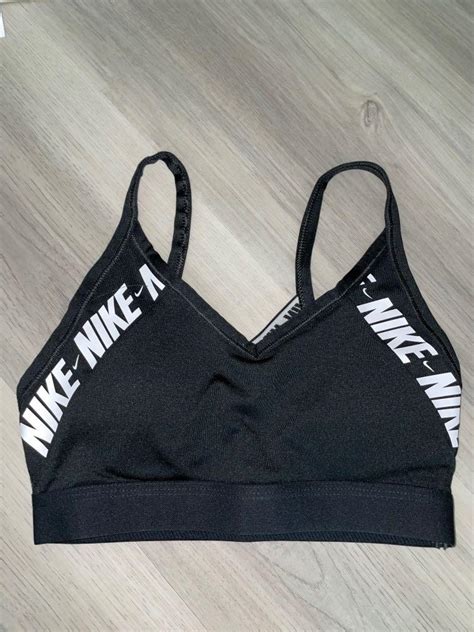 Nike Indy Logo Sports Bra Womens Fashion Activewear On Carousell