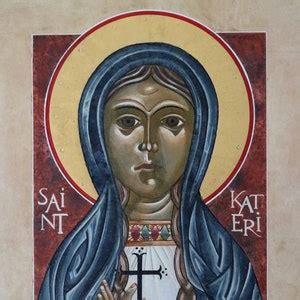 St Kateri Tekakwitha Hand Painted Icon Byzantine Icon Catholic Icon