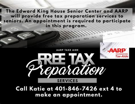 Free Tax Preparation - Edward King House Senior Center