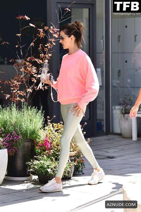 Alessandra Ambrosio Sexy Seen Flaunting Her Hot Abs And Tits At The Gym In Brentwood Aznude