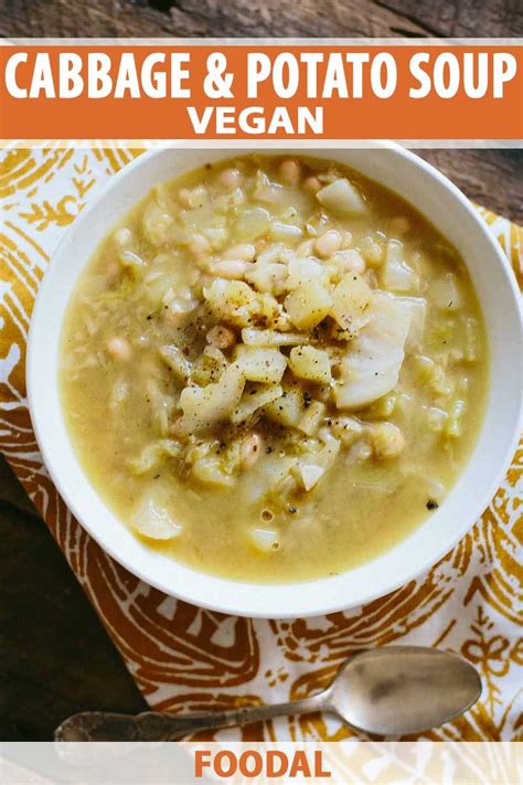 Cabbage And Potato Soup Vegan Easy Fall Or Winter Fare Fodoal