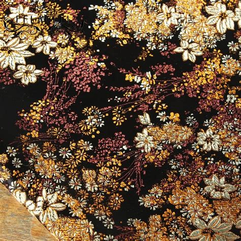 Fflacell 50 75cm Flower Brocade Fabric Damask Jacquard Apparel Costume