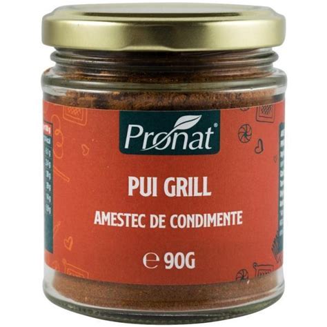 Pui Grill Amestec De Condimente Pronat 90g Esteto Ro