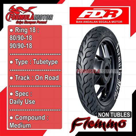 Jual Fdr Flemmo Ring Tubetype All Size Ban Motor Rxk Gl Win