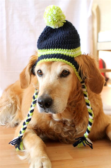 Crochet Dog Hat Pattern Crochet Beanie Hat Pattern For Large Etsy