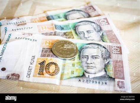 Kuna Currency Of Croatia Stock Photo Alamy