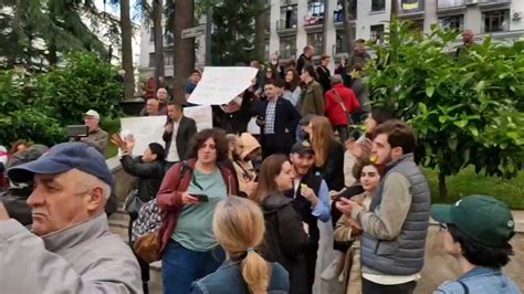 Fl Aero On Twitter Hundreds Gathered Outside Georgias Parliament