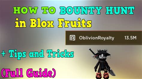 How To Bounty Hunt In Blox Fruits Full Guide Tips And Tricks Youtube