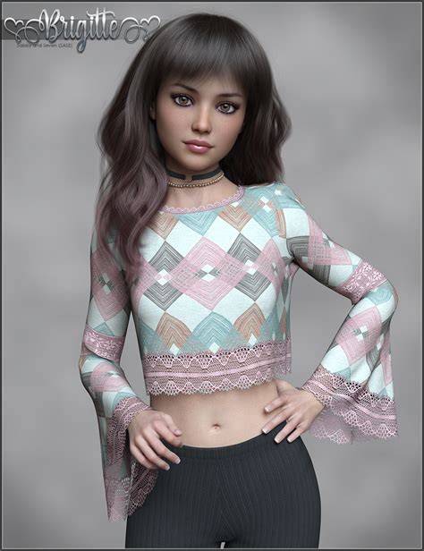 SASE Brigitte For Genesis 8 3D Figure Assets Sabby