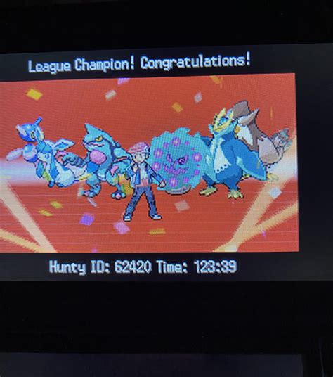 Gen 4 Platinum Dtq Complete My First Ever Dtq Rshinypokemon