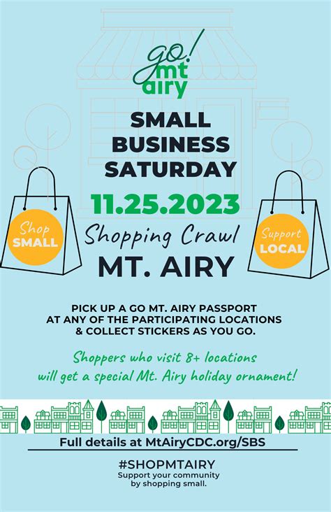 Small Business Saturday Shopping Crawl - Mt. Airy