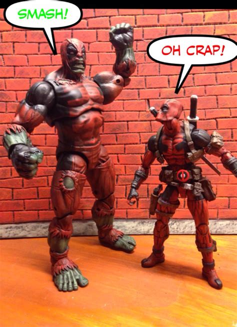 Hulkpool Marvel Legends Custom Action Figure