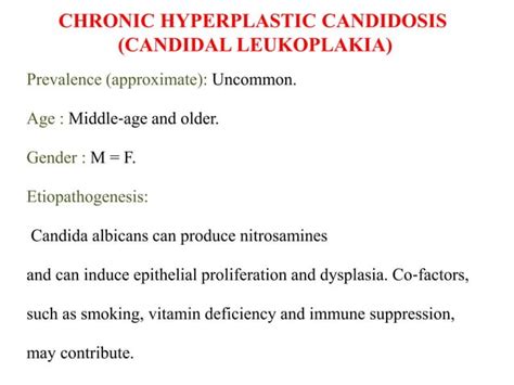 Candidiasis And Its Management In Dentistry Ppt