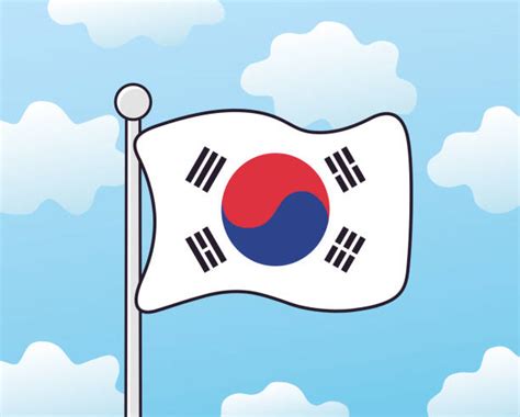 Korean Flag Cartoons Illustrations, Royalty-Free Vector Graphics & Clip Art - iStock