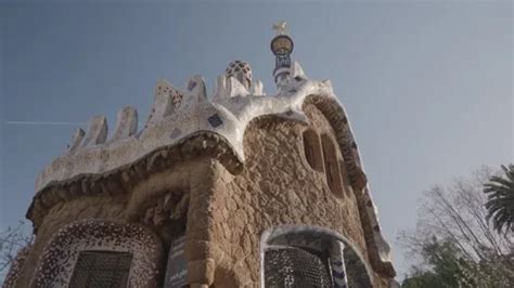 Park G Ell Guell By Antoni Gaud Barce Stock Video Pond