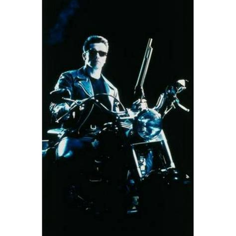 Terminator 2 Motorcycle Movie Poster 12x16 Print on Metal Sign 12in x ...