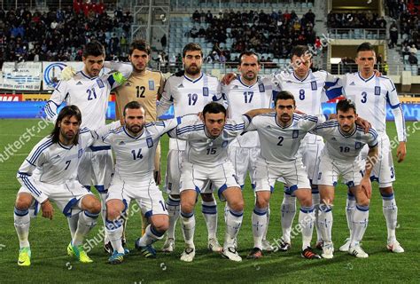 Epa04505925 Greek National Soccer Team Players Editorial Stock Photo ...