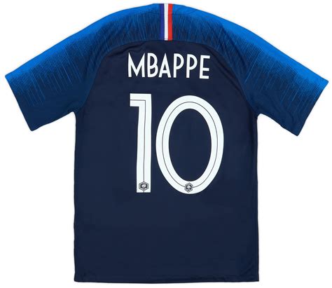 2018 France Home Shirt Mbappe 10 910 Womens S