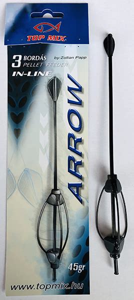 Top mix hárombordás arrow method feeder kosár 45g sneci hu