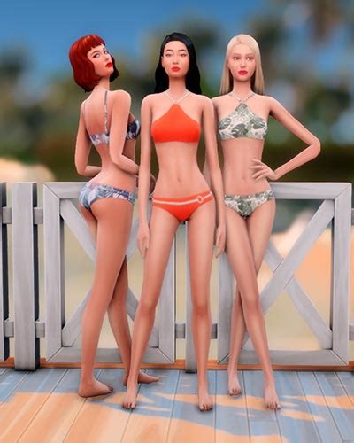 The Sims 4 Bikini Swimwear The Sims 4 Custom Content