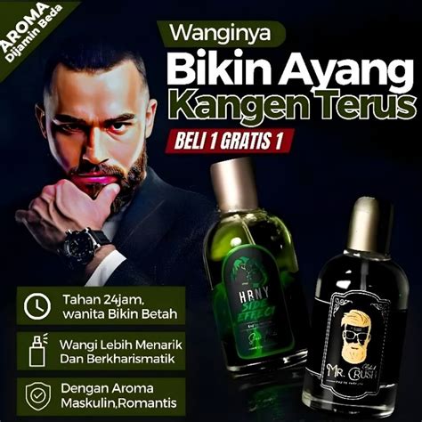 Jual BELI 1 GRATIS 1 PARFUM HRNY SIDE EFFECT PARFUM MR CRUSH