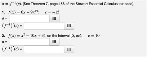 Answered For Each Of The Given Functions F X … Bartleby