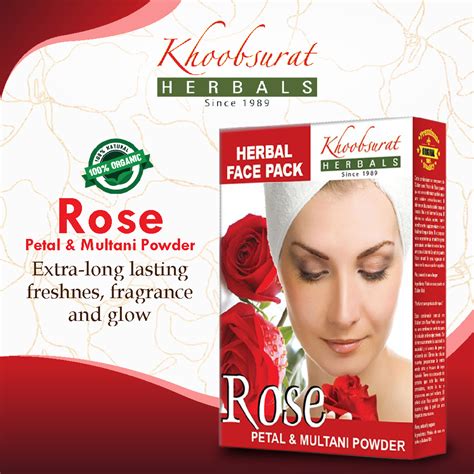 Rose Petals Herbal Face Pack Zaarah Herbals