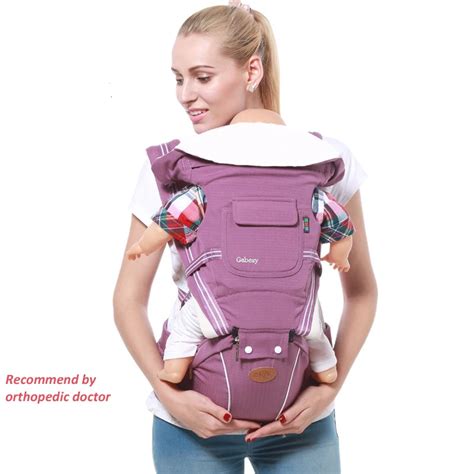 Ergonomic Baby Carrier Backpack Adjustable Baby Toddler Sling With ...