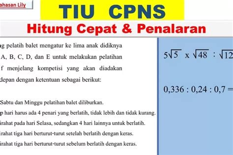 Taktik Efektif Menjawab Soal TIU CPNS 2024 Memecahkan Contoh Soal